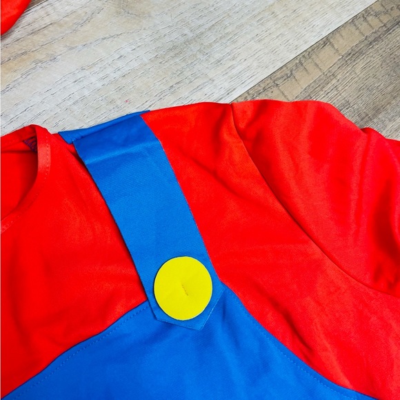 Super Mario Rubie’s Mario Halloween Dress Up Costume Size Large - 2 Piece Set - Picture 8 of 14
